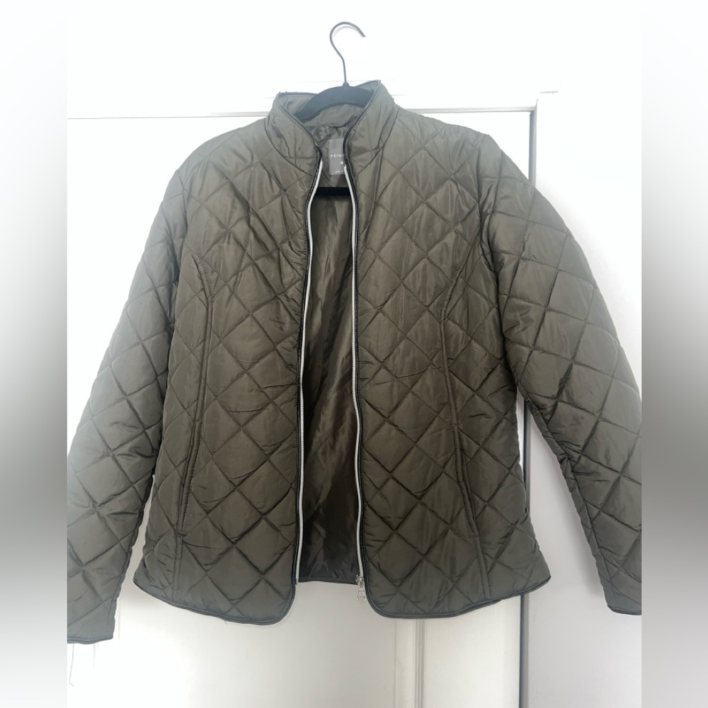 Primark Khaki Quilted Jacket